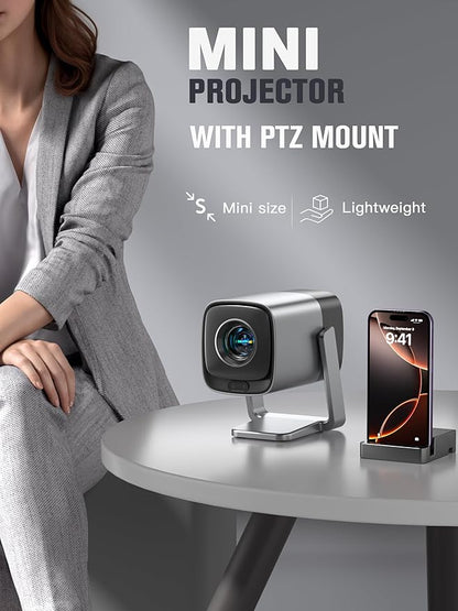 Mini Projector with WiFi and Bluetooth, XuanPad Smart Projector 4K Support - Image 7