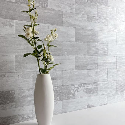 AULIGET Peel and Stick Backsplash PVC Tile, 3 Inch x 6 Inch White Birch Stick - Image 7