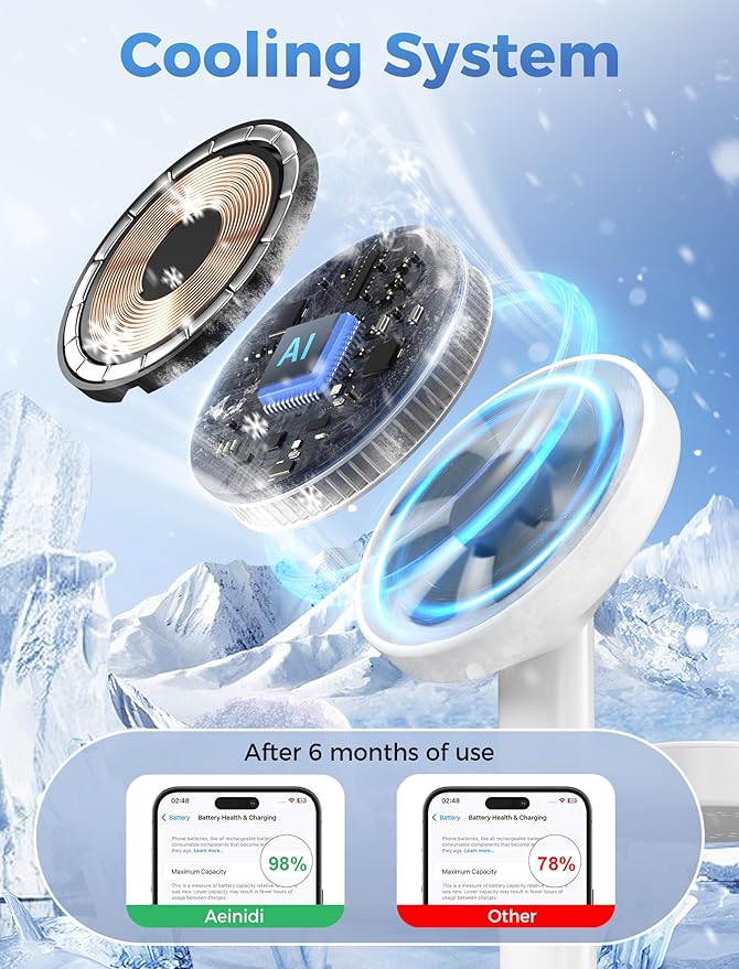 Aeinidi 2026 3 in 1 Wireless Charging Station Compatible - Image 3