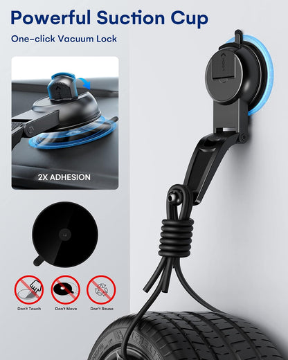 zeehoo wireless car charger, 15w fast charging, auto, side view