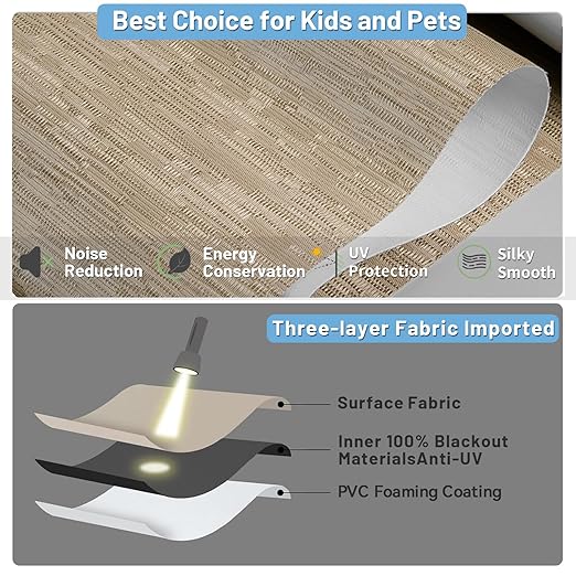 Motorized Blinds with Remote, Automatic Shades Work with Alexa/Google/Apple Home - Image 3