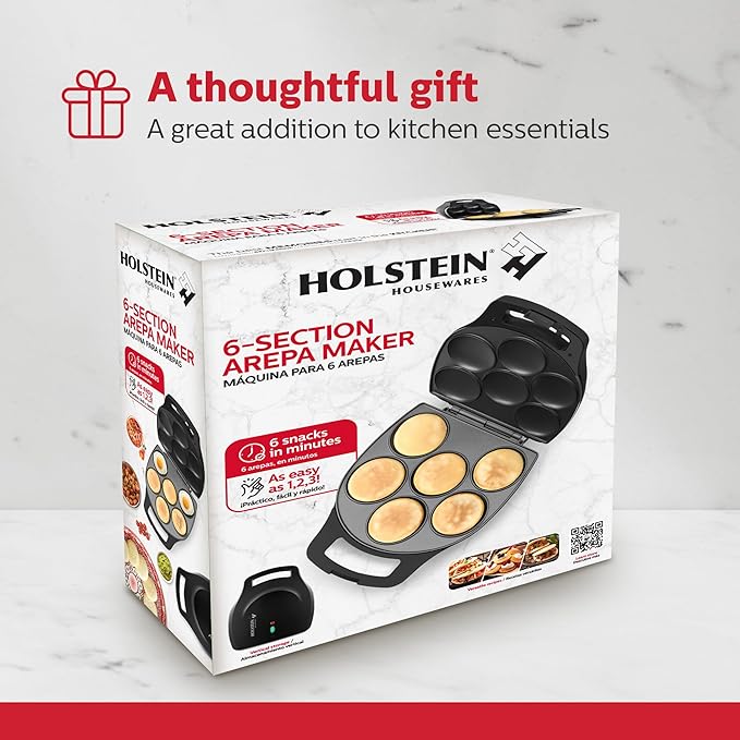 Holstein Housewares Non-Stick 6-Section Multi-Food Maker - Image 9