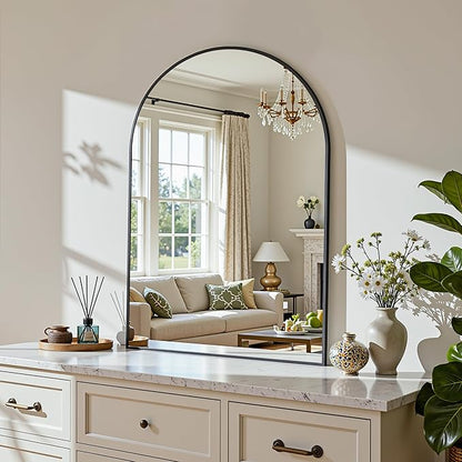 Arched Mirror 20"x30", Bathroom Mirror, Wall Mounted Vanity Mirror - Image 9