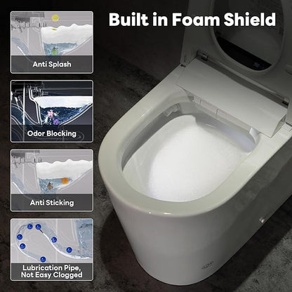Casta Diva Smart Toilet with Bidet Built in, Auto Open Close, Foot Sensor - Image 6