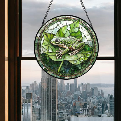 CRISGIF Stained Glass Window Hanging - Image 5