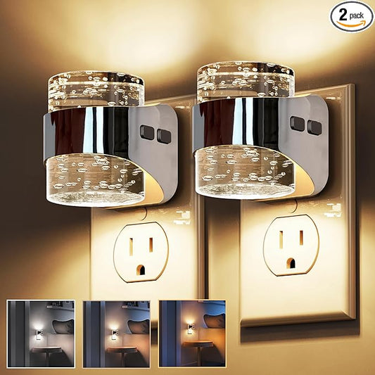L LOHAS LED 2 Pack 3CCT Night Lights Plug into Wall, 3000K/4000k/5000K by LLOHASLED
