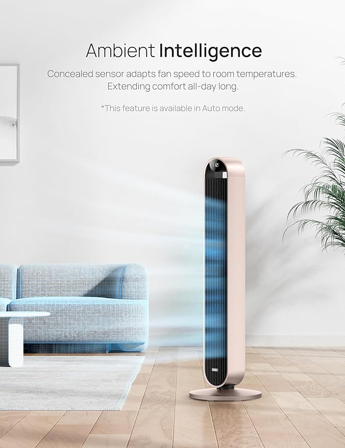 Dreo Smart Tower Fan Voice Control, 120° Oscillating Fan Works - Image 7