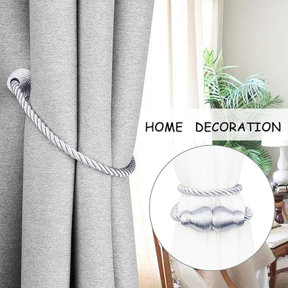 Nieffeiy Magnetic Curtain Tiebacks Outdoor Curtain Tie Backs Rope Decorative - Image 5