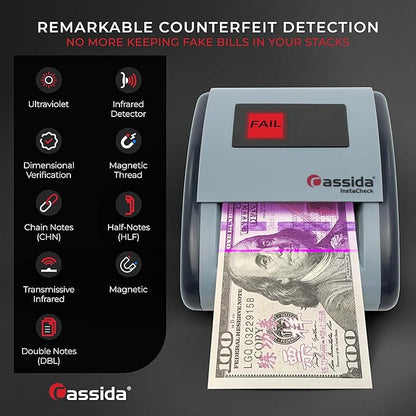 Cassida InstaCheck Small Footprint, Magnetic and Ultraviolet Sensors, Compact - Image 6
