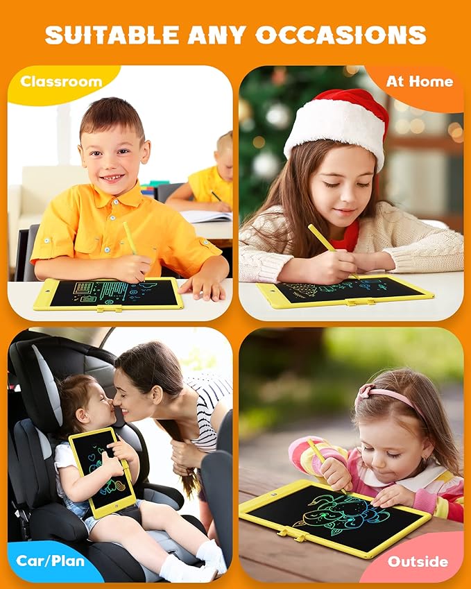 Bravokids LCD Writing Tablet for 3-8 Year Old Girls and Boys - Image 5