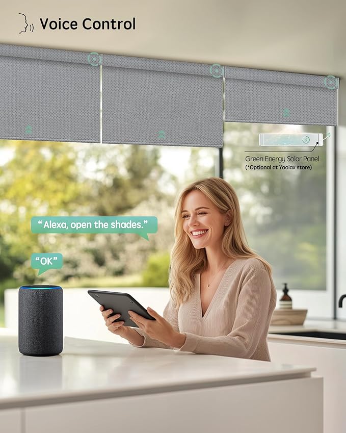 Yoolax Motorized Blinds with Remote, Smart Blinds - Image 2