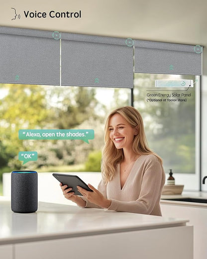 Yoolax Motorized Blinds with Remote, Smart Blinds - Image 2