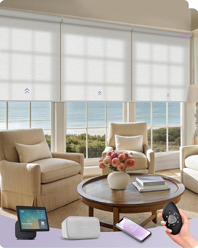 Graywind Smart Coupled Roller Shades Compatible by Graywindbeyondshading