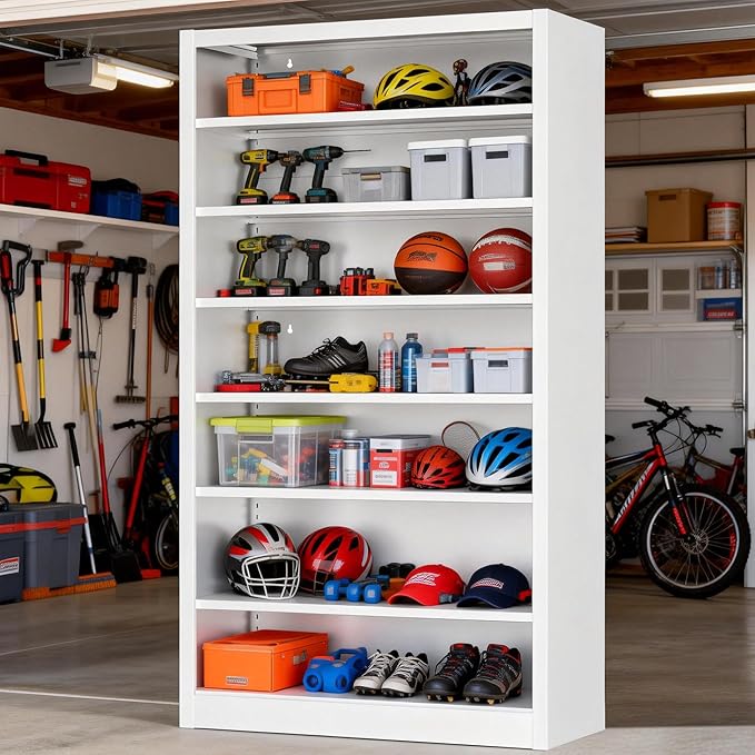 6-Tier Adjustable Steel Garage Storage Shelf - Image 5