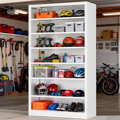 6-Tier Adjustable Steel Garage Storage Shelf - Image 5