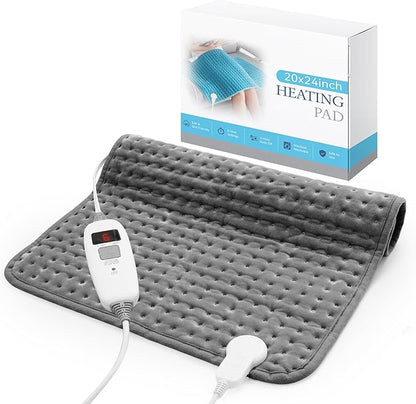 MASVIS Heating Pad for Back, Electric Heated Pad by MASVIS