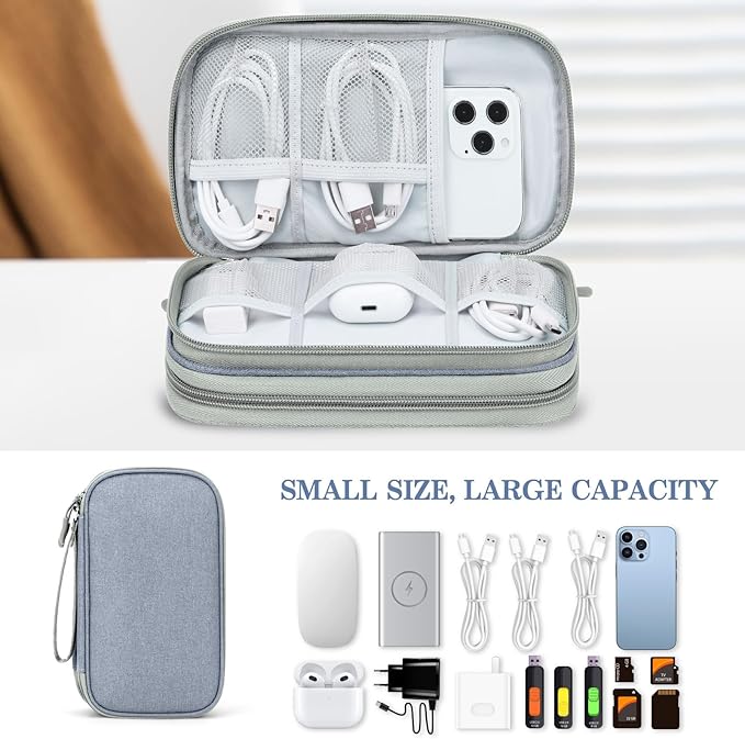 FYY Electronic Organizer, Travel Cable Organizer Bag Pouch Electronic - Image 6