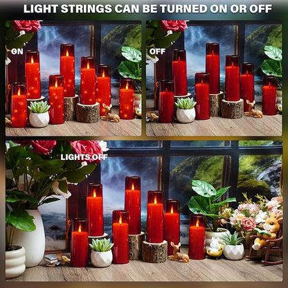 Flickering Flameless LED Candles, Battery Operated Candles 24 Pcs - Image 4