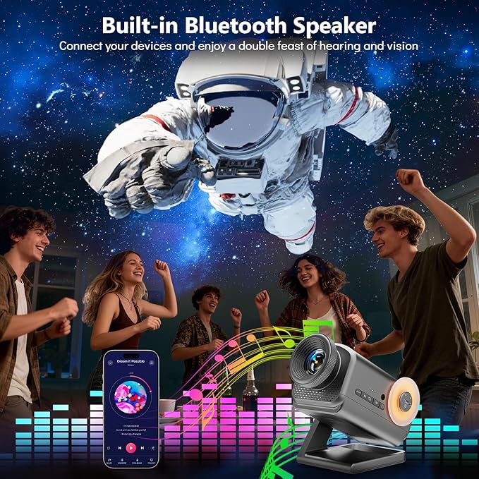 Rossetta 3D Projector, 60 Themes HD 3D Galaxy Projector - Image 3