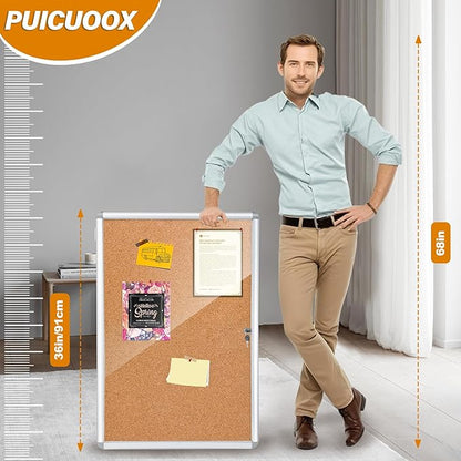 36"x24" Outdoor Enclosed Bulletin Board - Image 2