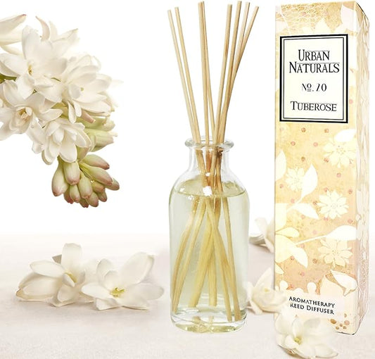 Urban Naturals Tuberose Fragrance Oil Reed Diffuser | Exotic Tuberose and by UrbanNaturals