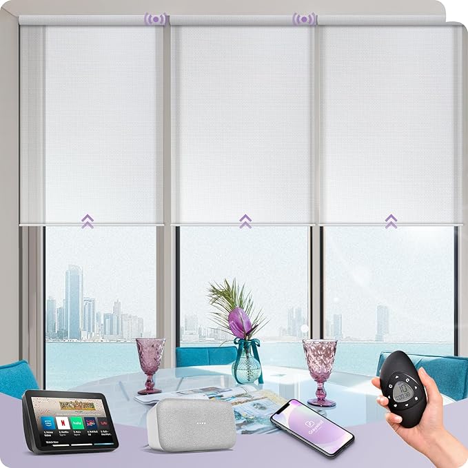 Graywind Motorized Solar Shades Compatible by Graywindbeyondshading