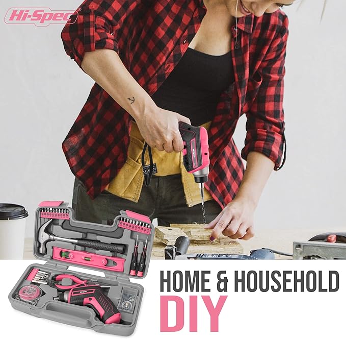 Hi-Spec 35-Piece Tool Kit with 3.6V USB Small Electric Screwdriver Set - Image 6