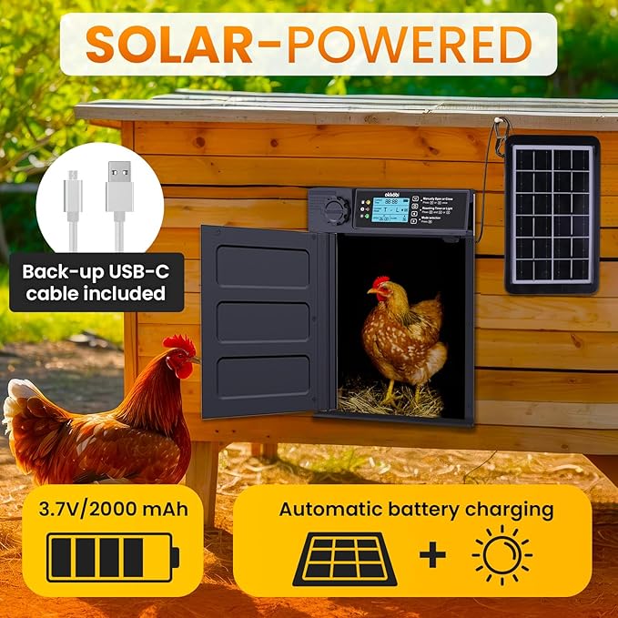 Okköbi Automatic Chicken Coop Door PRO - Image 2