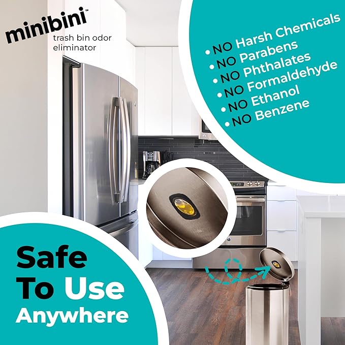 Flint MiniBini Odor Eliminating Device, 30 Day Kitchen, and Garbage Can - Image 7