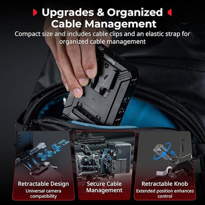SMALLRIG Upgraded V Mount Battery Plate Kit, w/ QR Plate - Image 7