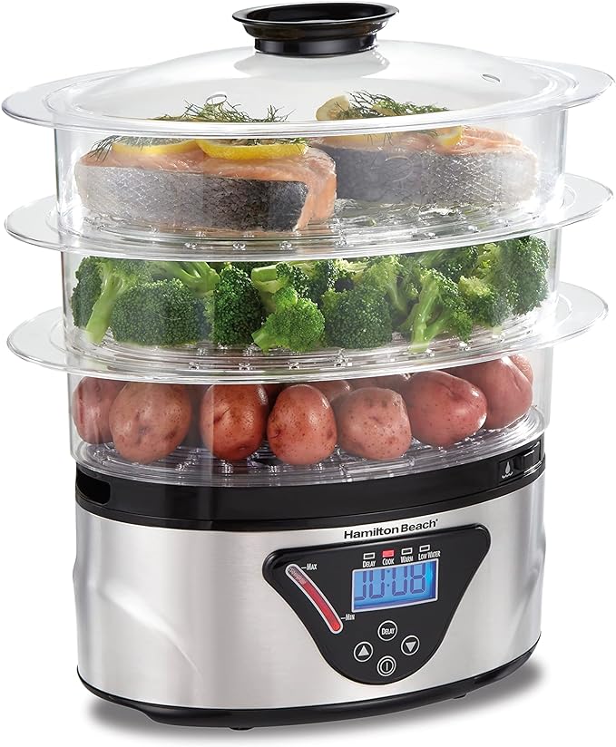 Hamilton Beach Digital Electric Food Steamer & Rice Cooker by HamiltonBeach