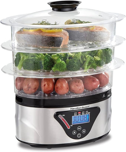 Hamilton Beach Digital Electric Food Steamer & Rice Cooker by HamiltonBeach