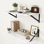 Heimlove White Deep Floating Shelves by Heimlove