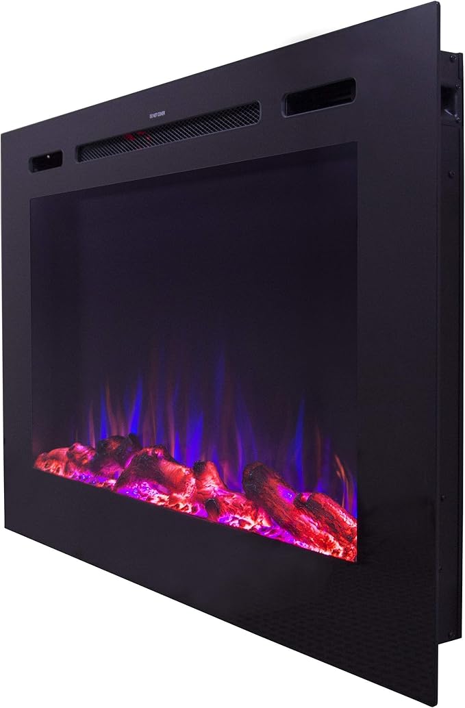 Touchstone Smart Electric Fireplace-The Forte 40" Recessed Mounted-30 Realistic - Image 10