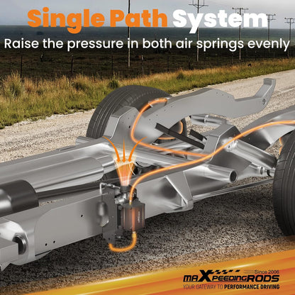 maxpeedingrods wireless on board air compressor system app, package contents