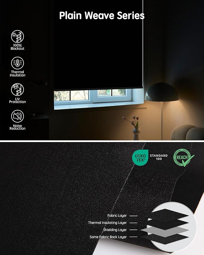 Yoolax Motorized Blinds with Remote, Smart Blinds - Image 6