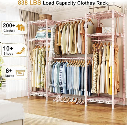 Ulif E7 Garment Rack, Heavy Duty Clothes Storage System - Image 2