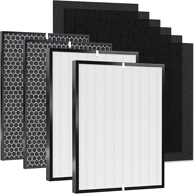 10-Pack 3000 Replacement Filters Compatible AD3000 Air Purifi-er, 3000Pro Air by Amboseli