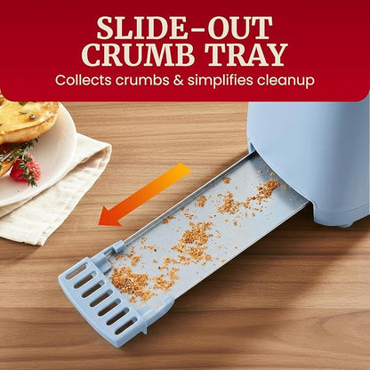 Elite Gourmet ECT2517OX SLIMTOAST™ 2-Slice, Long Slot Toaster, Cool-touch Body - Image 5