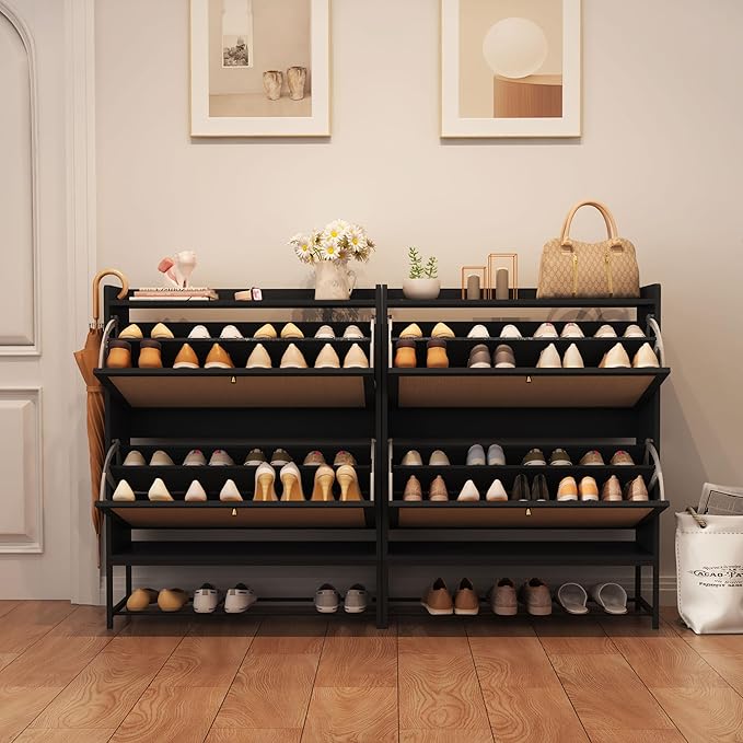 AVZEAR Narrow Shoe Storage Cabinet - Image 6