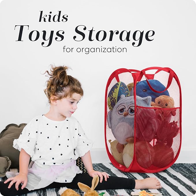 Handy Laundry Collapsible Mesh Pop Up Hamper - Image 6