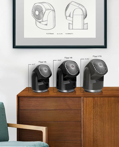 Vornado Flippi V6 Compact Air Circulator Fan, Quiet Portable Travel Fan - Image 6