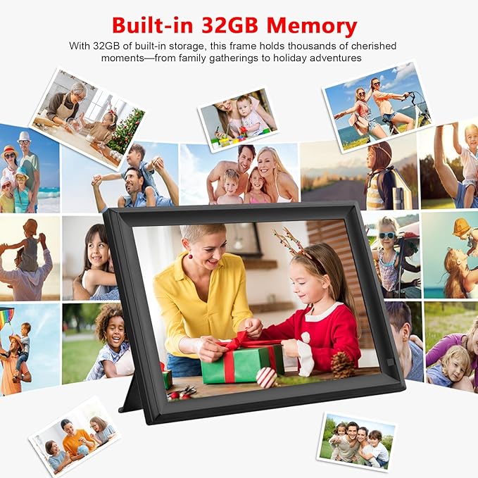 FRAMEO WiFi Digital Picture Frame 32GB Smart 15.6 Inch Digital Photo Frame FHD - Image 7