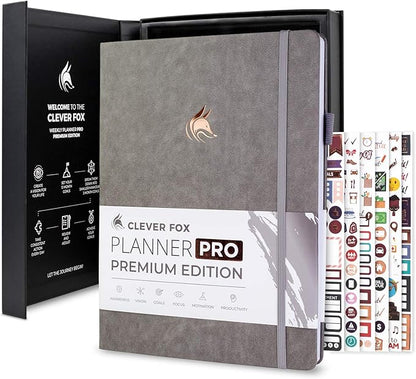 Clever Fox Planner Pro Premium – Luxurious Weekly & Monthly Planner by CleverFox