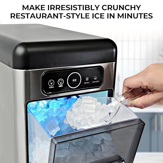 Kenmore Countertop Ice Maker Nugget Machine – Portable Self-Cleaning Máquina de - Image 3