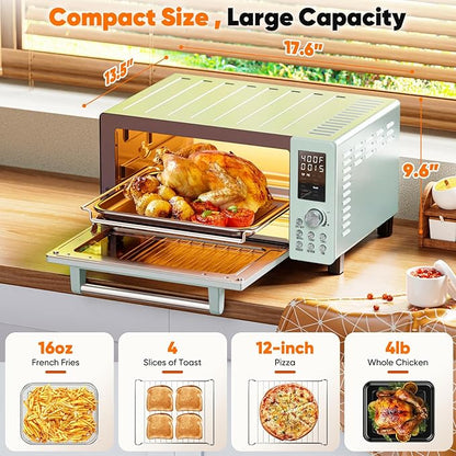 Nuwave Bravo Pro Smart 21QT Toaster Oven Air Fryer Combo, Convection Oven - Image 2