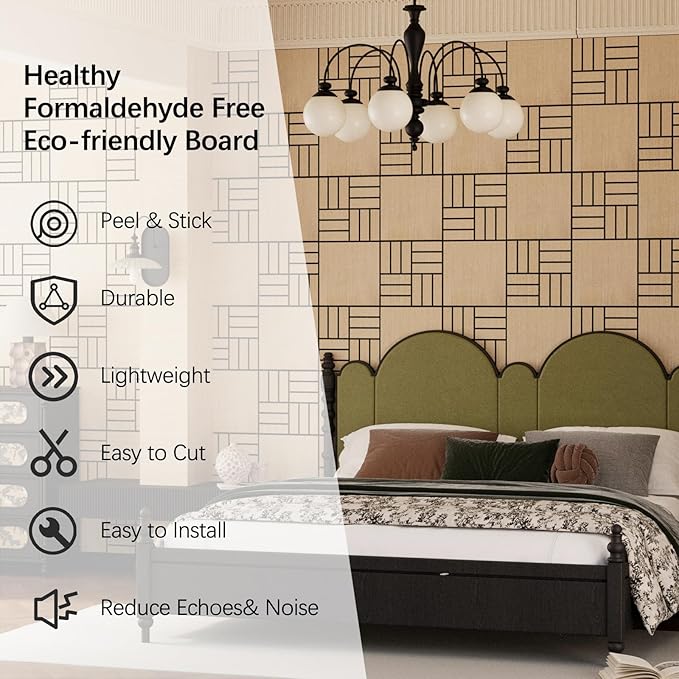 ARMURO 4 Packs Acoustic Wall Panels - Image 4