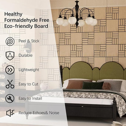 ARMURO 4 Packs Acoustic Wall Panels - Image 4