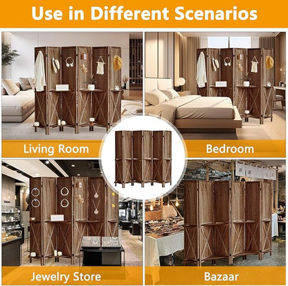 Aleesing 6 Panel Pegboard Display - Image 6