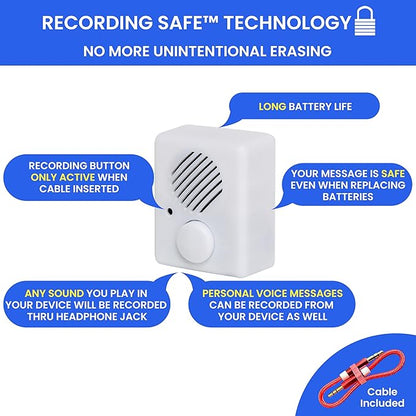 200 Seconds Voice Recorder for Stuffed Animals | Recordable Button Sound Box - Image 5